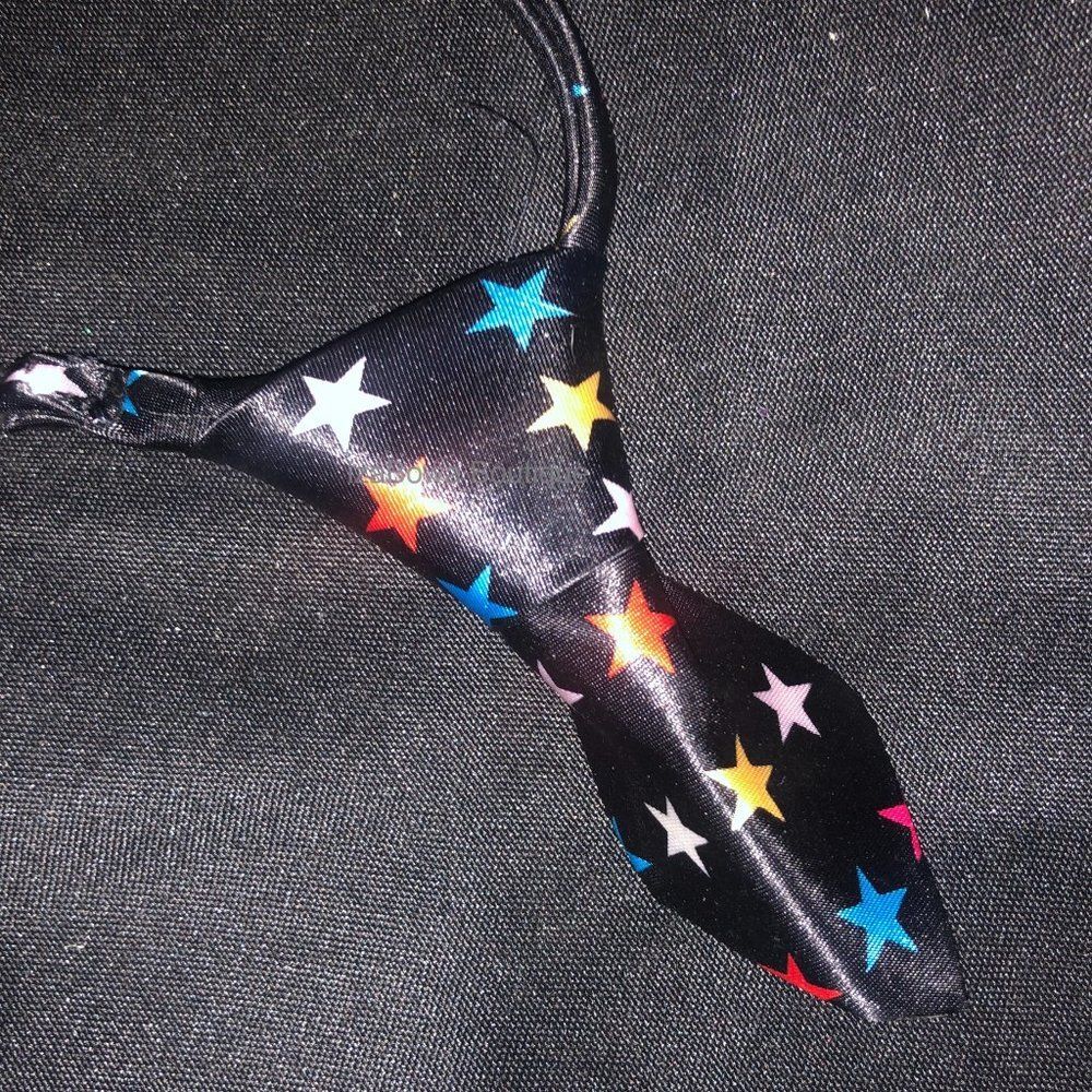 Multicolored Stars Mini Tie - Fun Prints  TY119    NWT Boutique